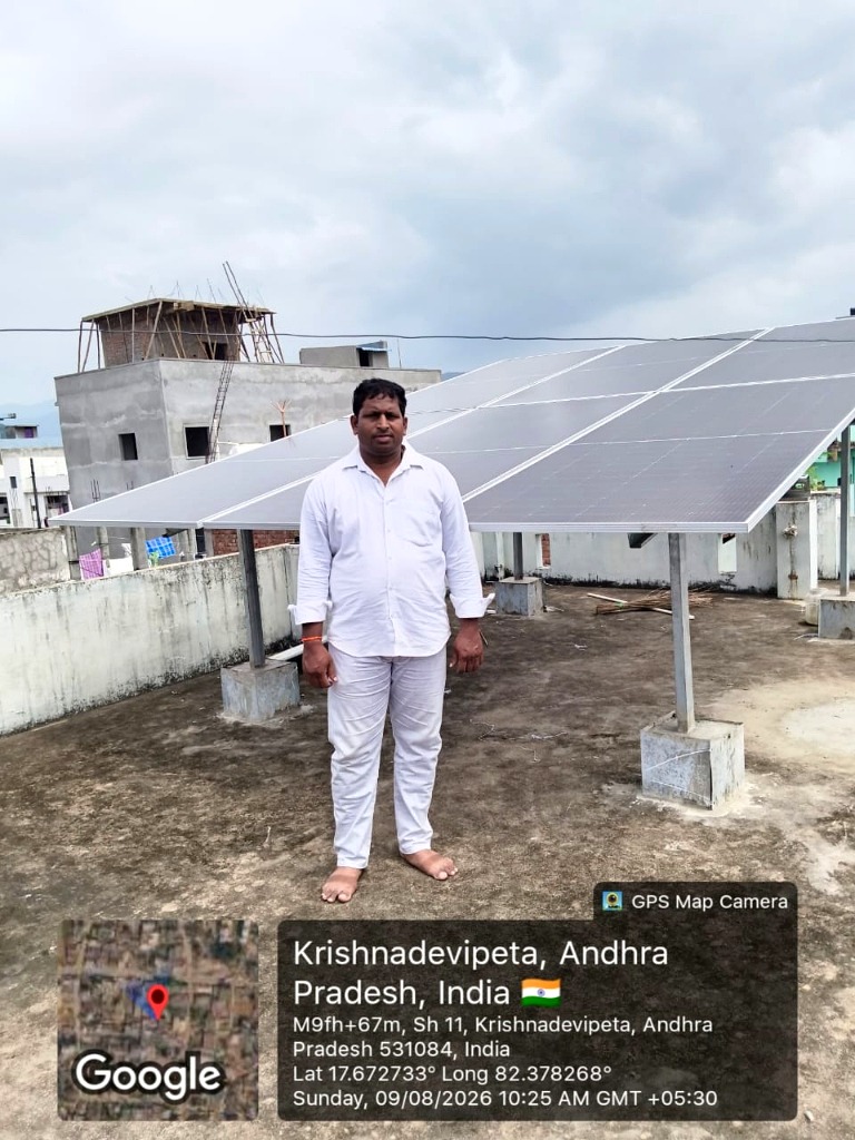 Rooftop Solar Customer Installation