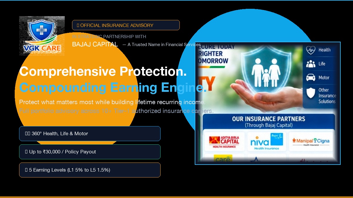 VGK Care Insurance — In Partnership with Bajaj Capital